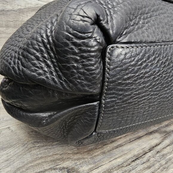 Coach Penelope Pebble Leather Hobo Stud Black F14681 Shoulder Bag COA - Picture 13 of 16